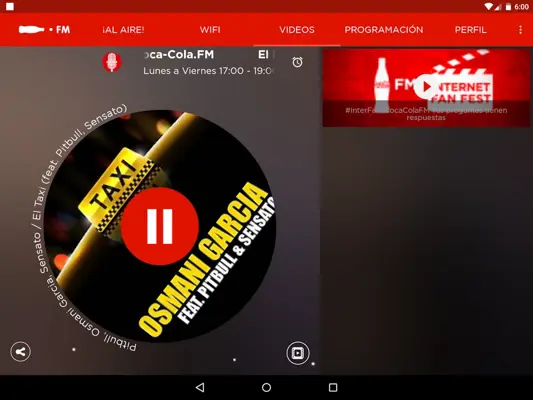 Coca-Cola.FM android App screenshot 3